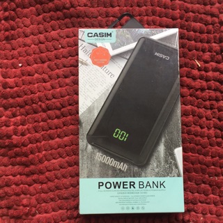 Sạc dự phòng(CÓ CHIP CHỐNG CHÁY NỔ) 15000mah Casim CM-P810 cao cấp
