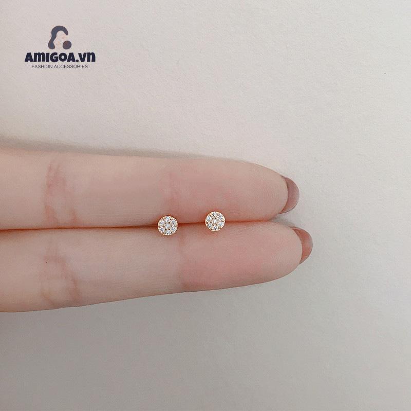 ✨✨Đôi bông tai hình hoa tuyết màu bạc thời trang Hàn Quốc cho nữ