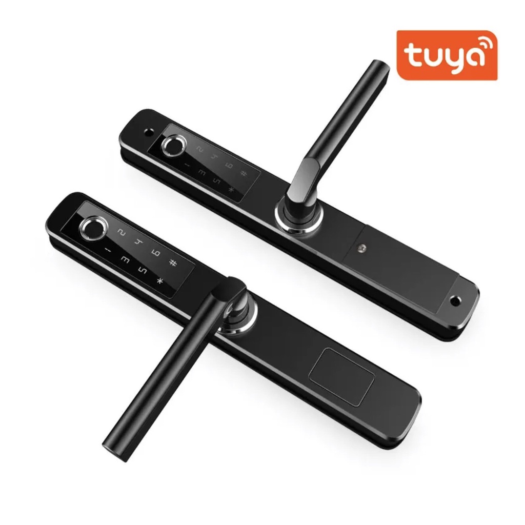 Khóa Cửa Cổng 2 Mặt Đọc Vân Tay Chống Nước Wifi Tuya SHP-DLS9E