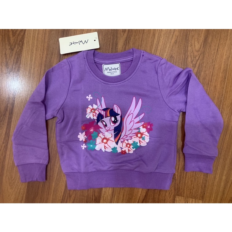 Áo nỉ da cá bé gái Malwee