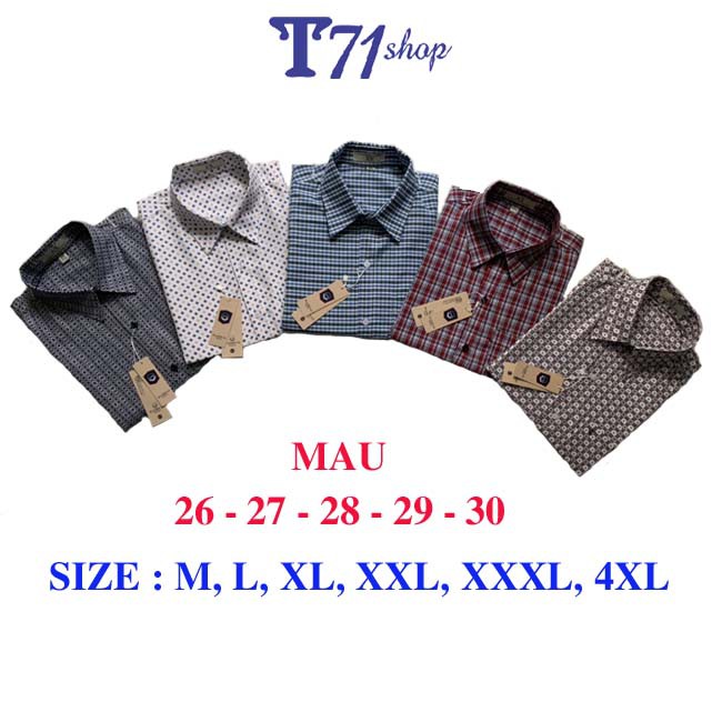 SƠ MI NAM-SƠ MI TAY NGẮN-CHẤT LIỆU KATE SILK-CỰC ĐẸP-T71SHOP