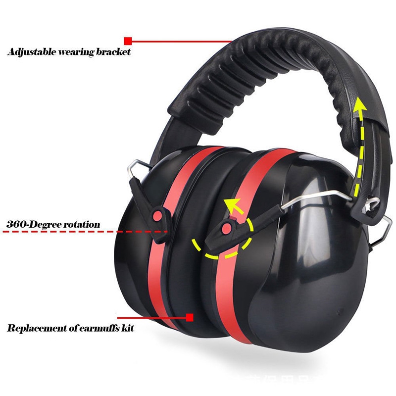 Tai nghe chụp tai bảo vệ an toàn gấp gọn SNR 35dB cách âm tiếng ồn cho người lớn