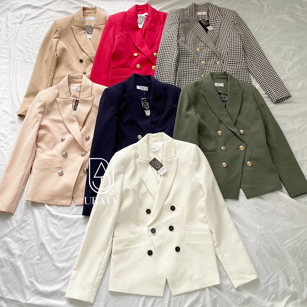 [FREESHIP - ẢNH THẬT] Áo BLAZER 2 HÀNG KHUY MNG xuất dư | BigBuy360 - bigbuy360.vn