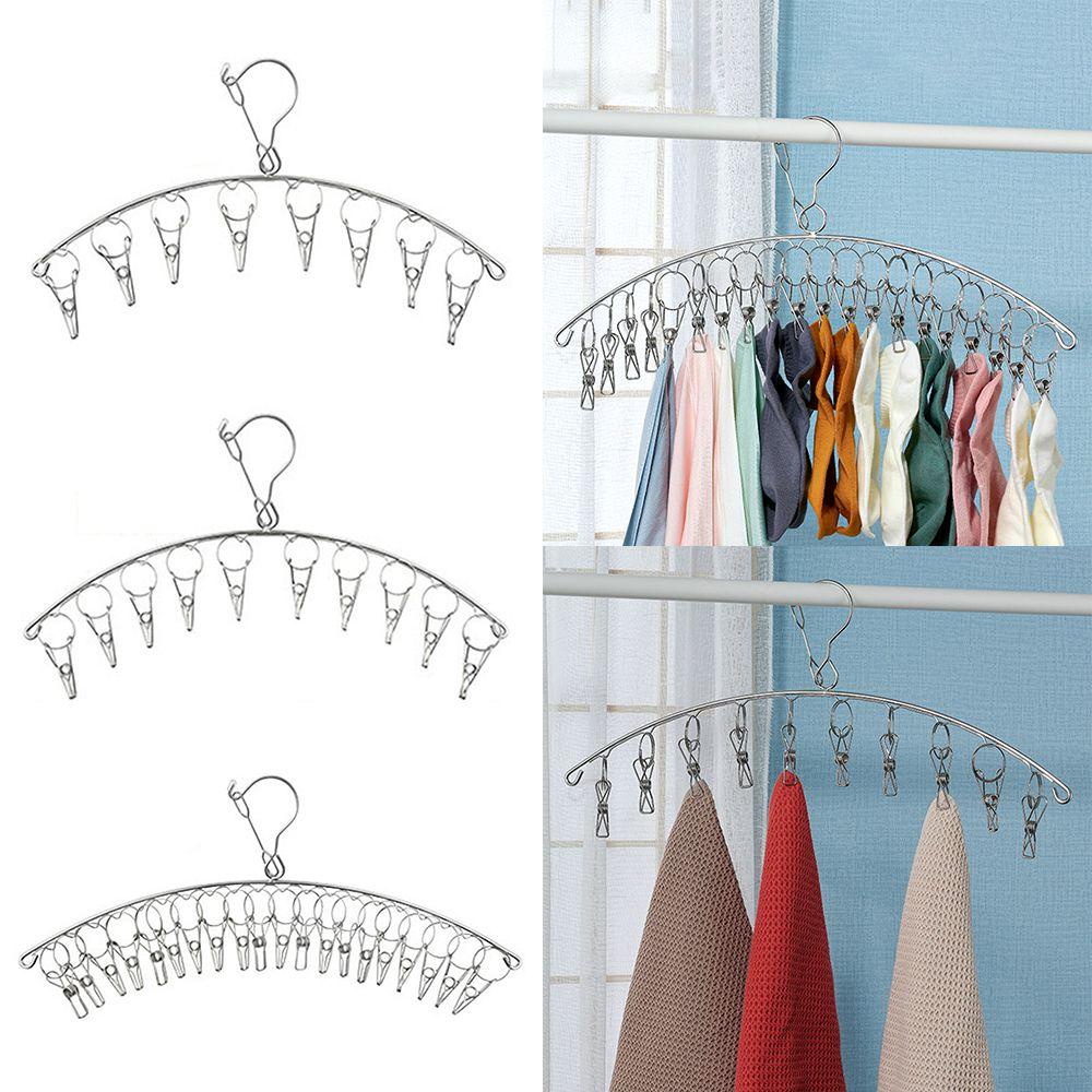 FAY Giá Đỡ Phơi Quần Áo 20 Kẹp Bằng Thép Không Gỉ