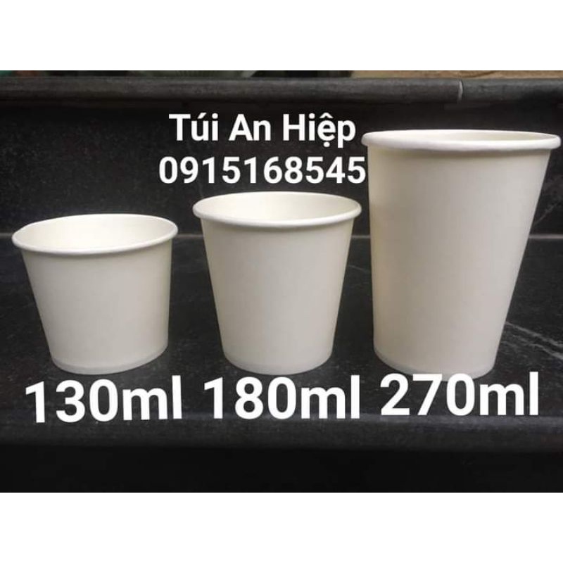 50 cốc giấy, ly giấy chịu nhiệt | set of 50 heat resistant paper cups