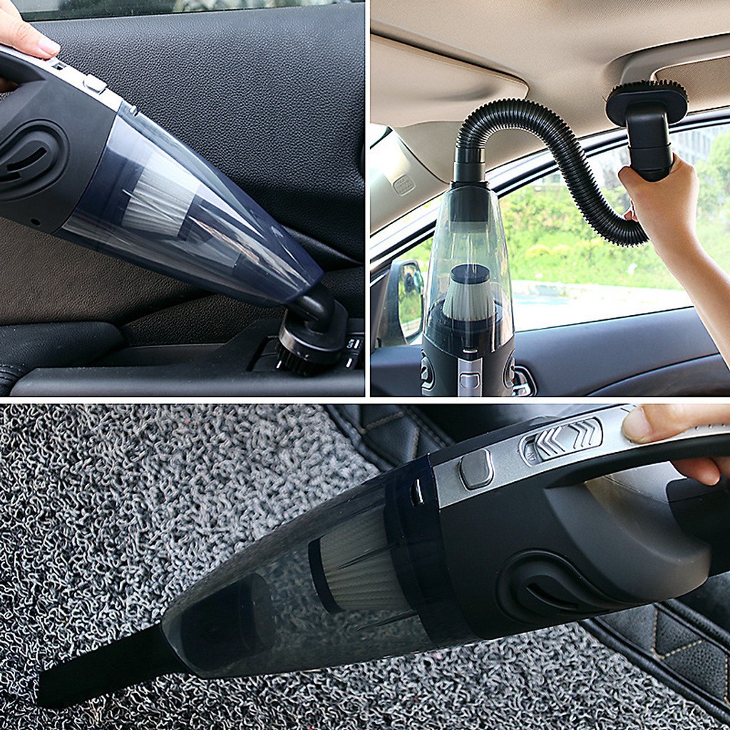 Máy hút bụi ô tô Rundong cầm tay mini giường nệm  cho xe hơi thông minh không dây bảo hành 30 ngày