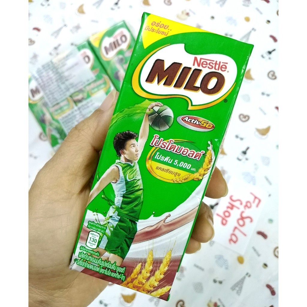 [ Lốc 8 Hộp ] SỮA UỐNG CACAO MILO PHA SẴN Thái Lan