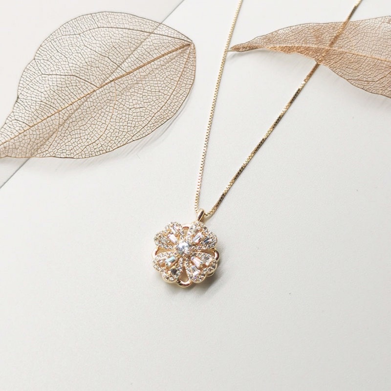 Dây chuyền hoa xoay 2