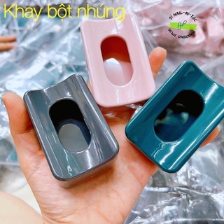 Khay đựng bột, đá rắc phụ kiện nail
