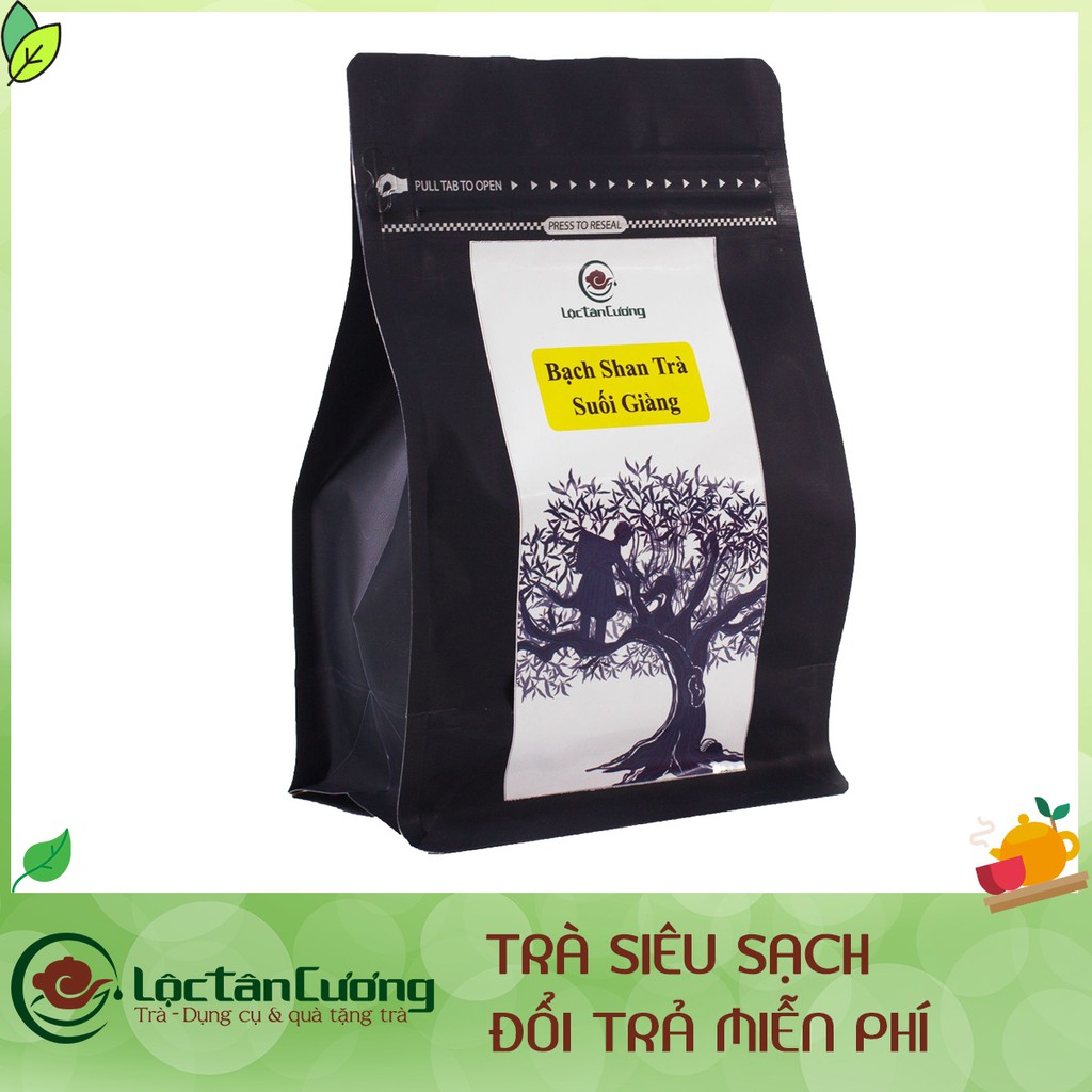 Bạch Trà Suối Giàng (100g) Lộc Tân Cương - Trà Cổ Thụ Cao Cấp