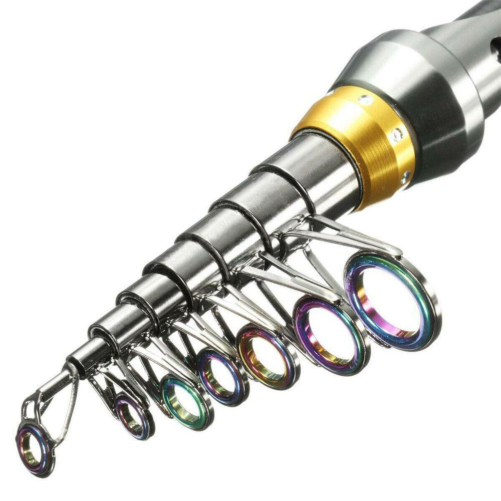 MUVAKO Cần Câu Cá Mini Bằng Sợi Carbon Siêu Nhẹ Tiện Dụng