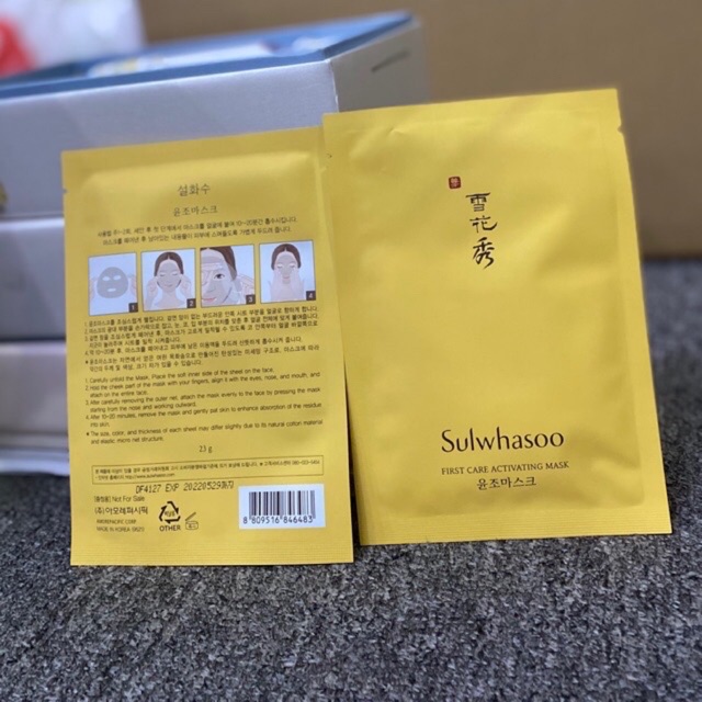 Nạ Sulwasoo  First Care Activating Mask