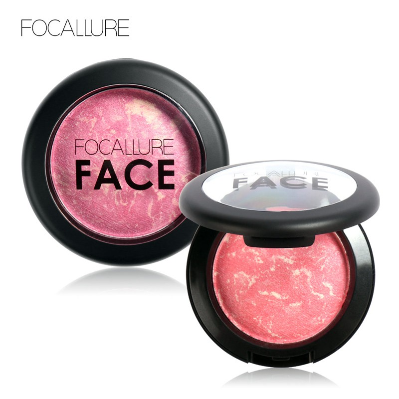 Phấn má hồng FOCALLURE 6 màu sắc tùy chọn trang điểm chống vón cục | BigBuy360 - bigbuy360.vn