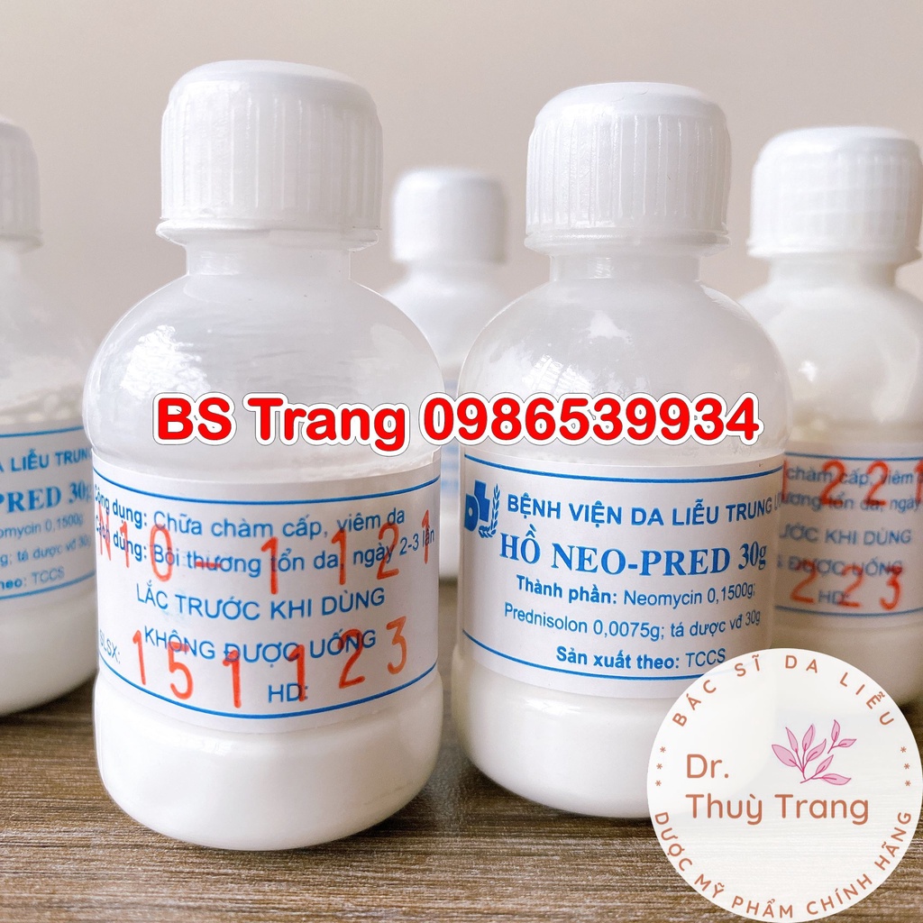 Hồ NEO-PRED 30G - bệnh viện Da liễu Trung ương - Bác sĩ Trang - Hồ Neopred