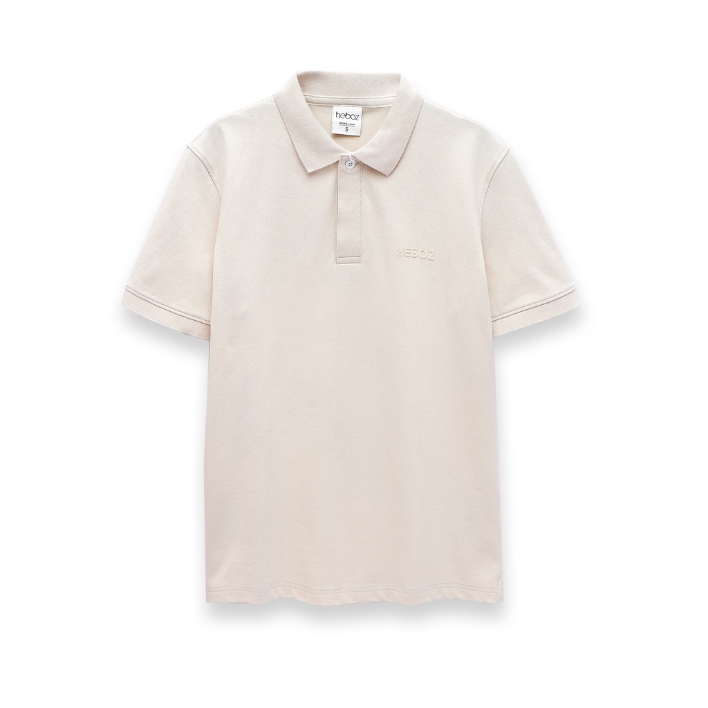 Áo thun nam có cổ - Polo HEBOZ trơn cúc ẩn 6 màu basic - chất vải cao cấp, thoáng mát chống nhăn - 00001039