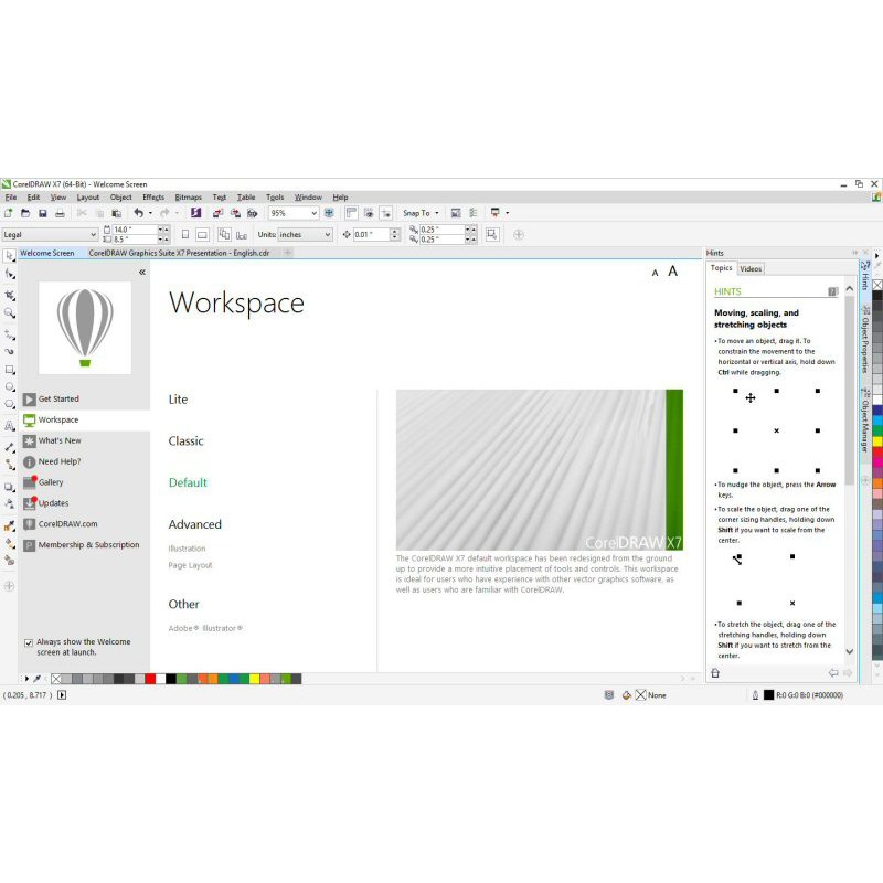 Coreldraw X7 Software