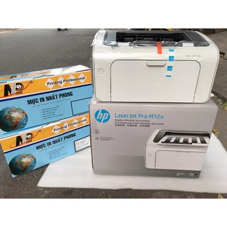 Máy in HP Laser M12a - in laser trắng đen