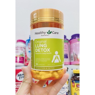 Viên uống thải độc bổ phổi Lung Detox Healthy Care Úc 180 viên