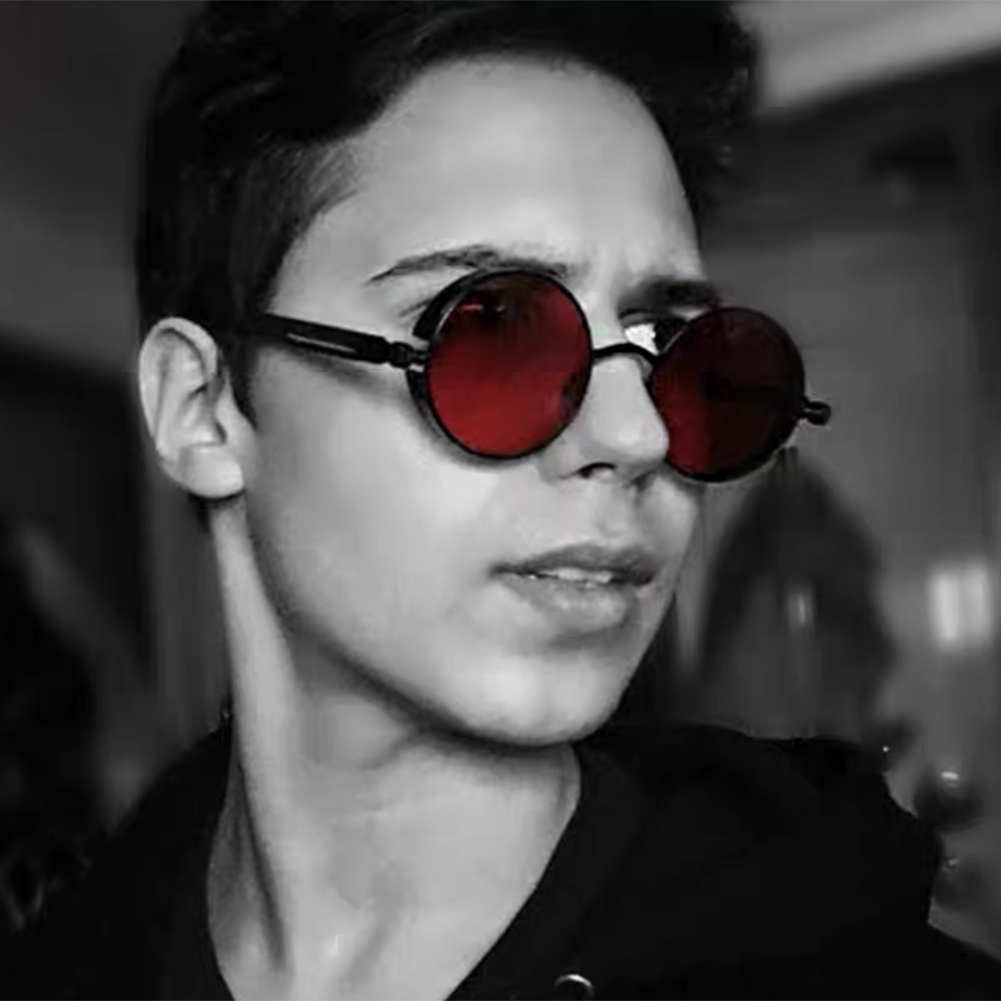 Kính Mát Gọng Tròn Phong Cách Retro Thời Trang Cho Nam Nữ