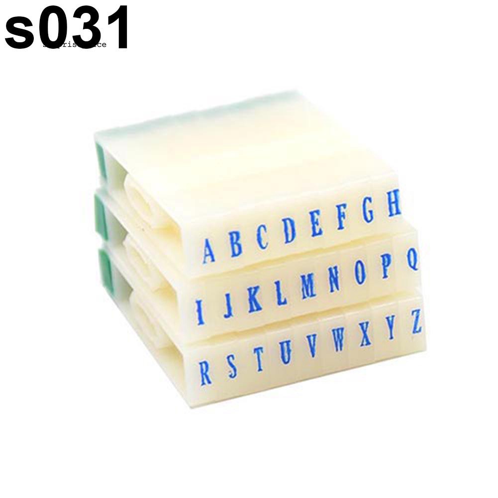 Bộ con dấu hình chữ cái tiếng Anh bằng nhựa