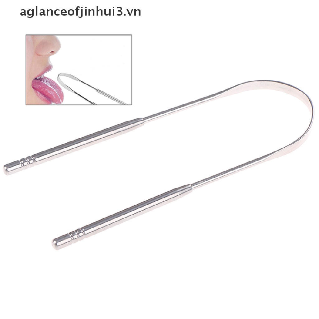 1 Dụng Cụ Vệ Sinh Lưỡi Bằng Thép Không Gỉ