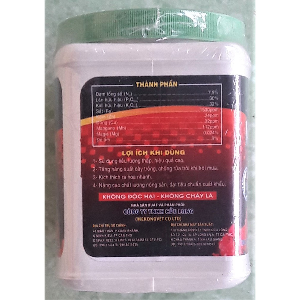 Phân bón qua lá NPK Garden 7,5-30-32 +TE 500gr