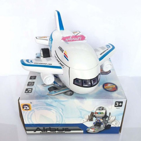 (sỉ lẻ)  Đồ Chơi Máy Bay Biến Hình Robot Airbus - No.8995 - mẫu mới 2019! (kho sỉ)