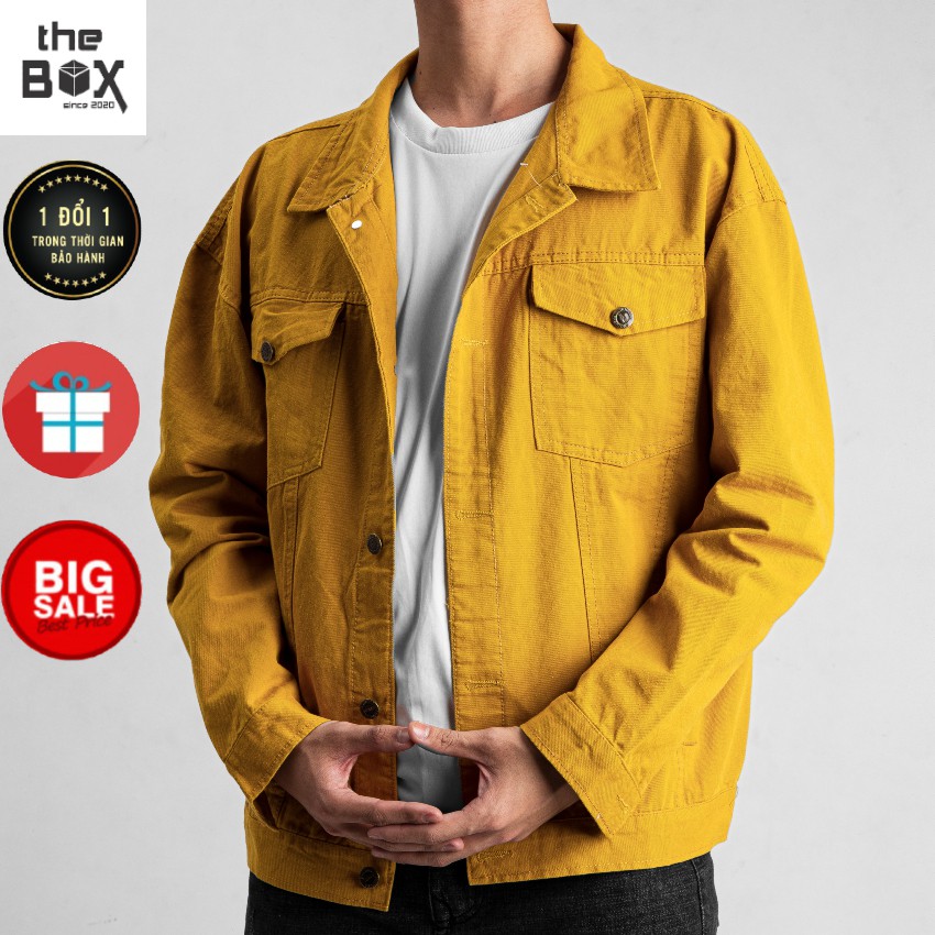 [Rẽ Vô Địch] Áo Khoác Kaki Nam Hàn Quốc Đẹp 6 Màu Sắc Thoải Mái Lựa Chọn - The Box TB106 | BigBuy360 - bigbuy360.vn