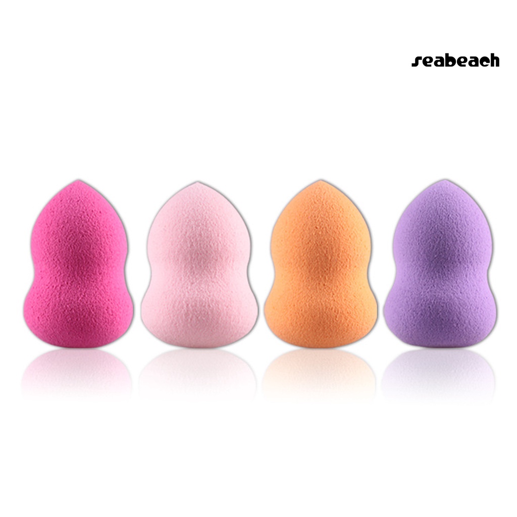 4Pcs Gourd Drop Shape Wet Dry Dual Use Sponge Powder Puff Beauty Makeup Tool | BigBuy360 - bigbuy360.vn