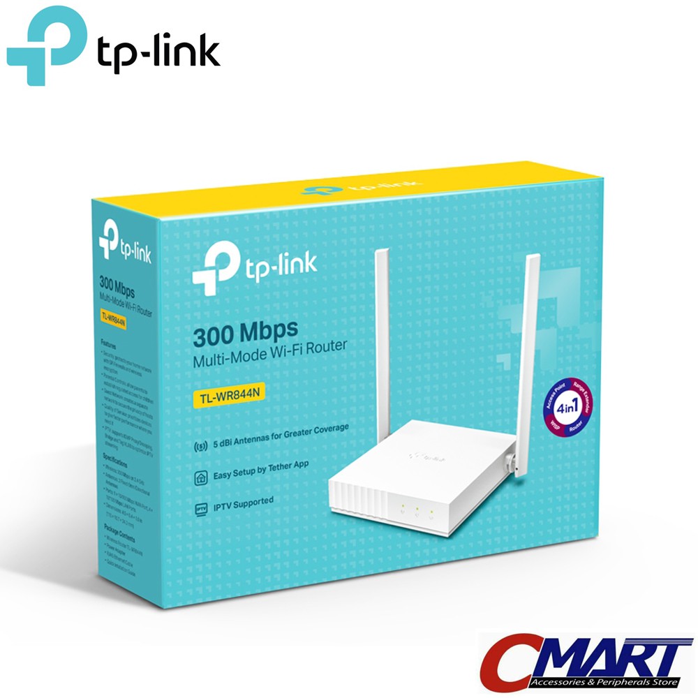 Thiết Bị Phát Wifi Không Dây Tp-link Tl-wr844n Tplink 300 Mbps