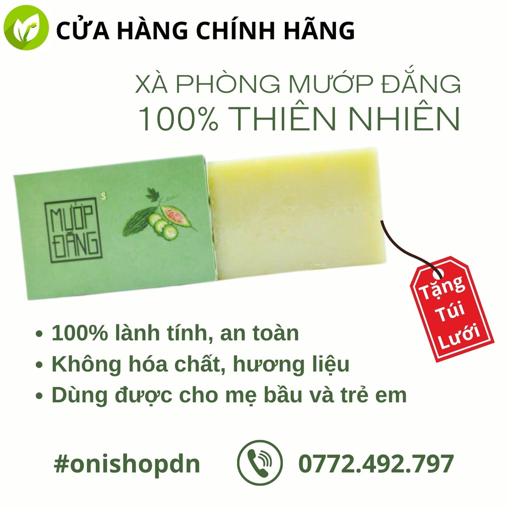 Xà phòng 100% thiên nhiên Mướp Đắng Handmade Sinh Dược 100gr - Oni Shop | BigBuy360 - bigbuy360.vn