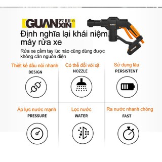 Máy rửa xe Lithium áp lực cao