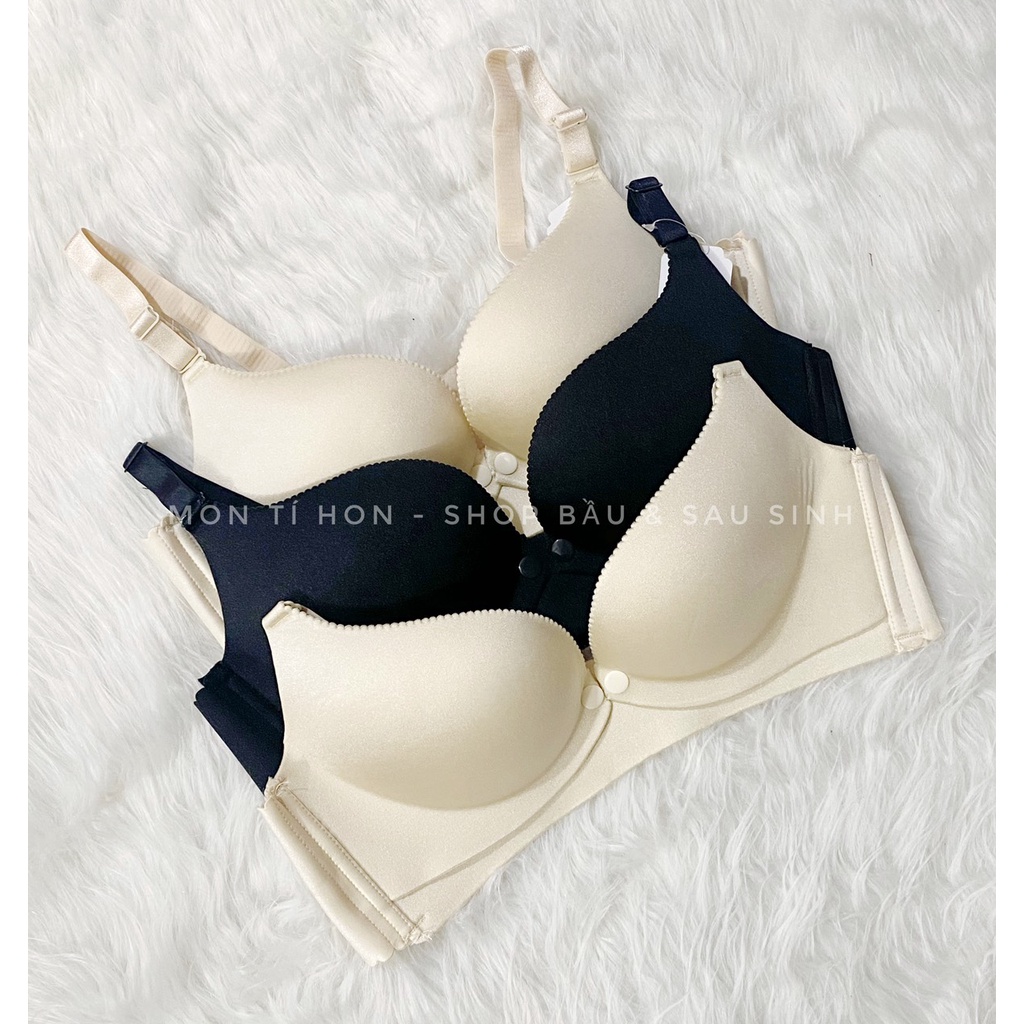 - mở cúc ngang tiện lợi - không gọng nâng ngực | Đồ lót bà bầu