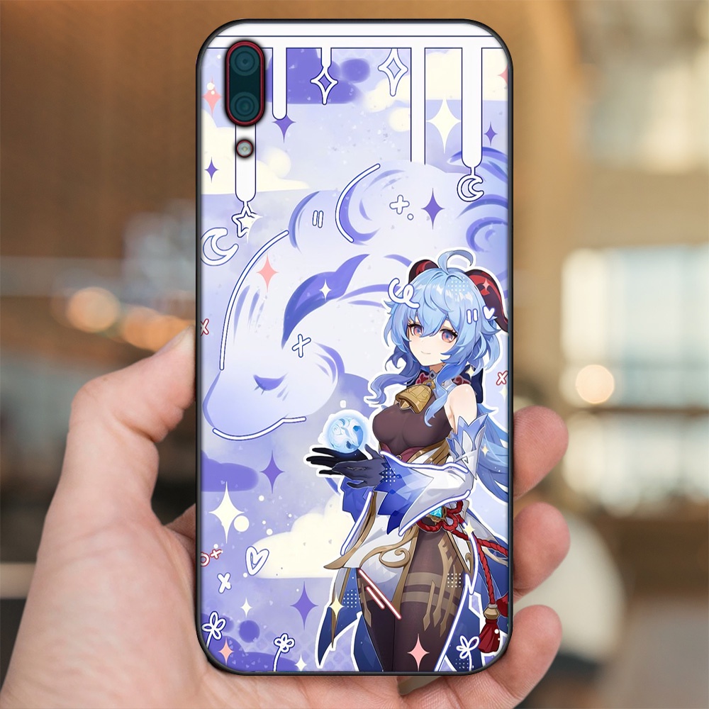 Ốp lưng Huawei Y7 Pro 2019 viền đen in hình Ganyu Genshin Impact