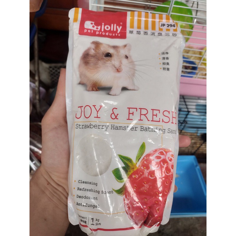 cát tắm jolly cho hamster 1kg