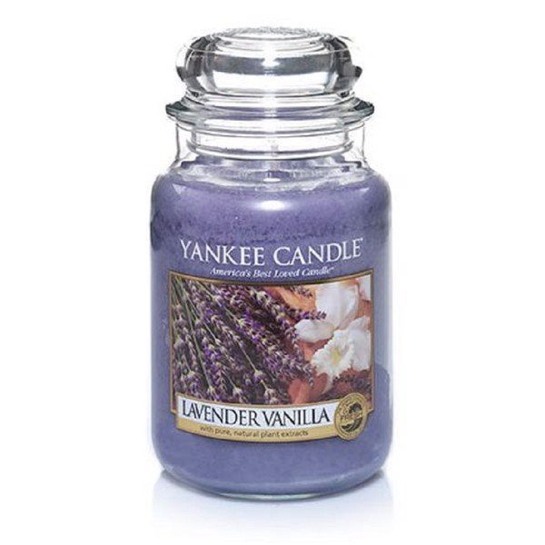 Hũ nến thơm Lavender Vanila Yankee Candle YAN2738 (Size L 623g)