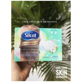 Bông tẩy trang (trang điểm) Silcot Unicharm cao cấp 66 miếng/ hộp