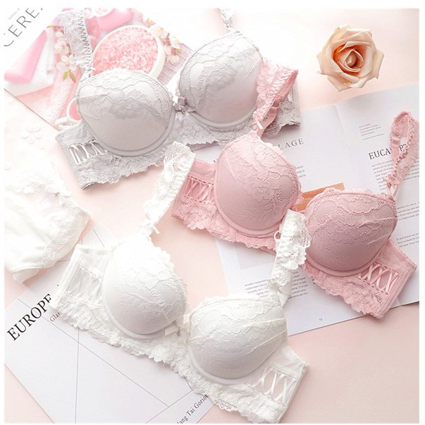 Bộ Đồ Lót Cánh Tiên Đêm Dày Nâng Ngực Phối Ren Gợi Cảm S017 Từ Vingo VNGO | BigBuy360 - bigbuy360.vn