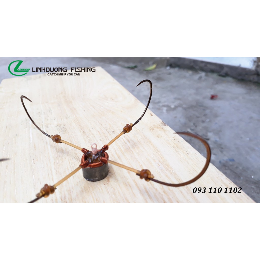 Lưỡi câu tứ tỳ 4. Đầy đủ các size.