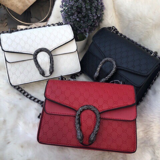 Túi Đầu Rồng Đeo Vai, Đeo Chéo