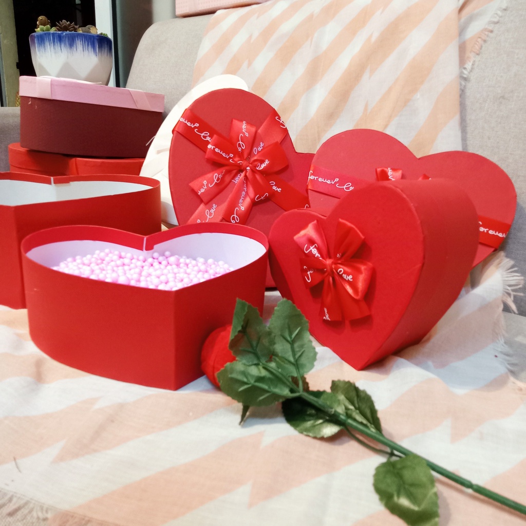 Hộp quà hình TRÁI TIM CAO CẤP đựng quà tặng bạn trai, gái, quà tặng valentine, sinh nhật