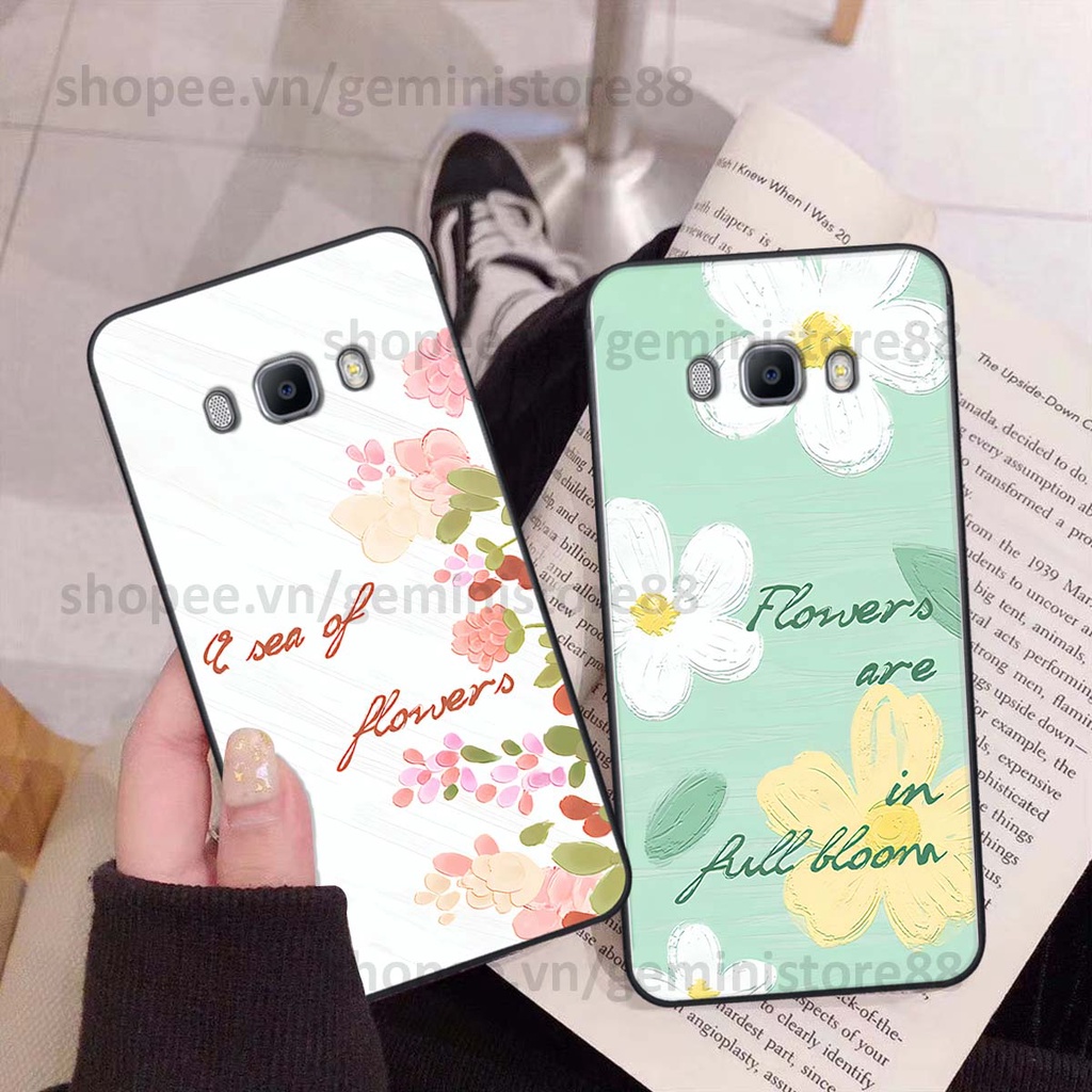 Ốp Samsung J5 / J7 2016 / J510 J710 in hình hoa lá nhiều màu sắc siêu đẹp, siêu xinh, siêu cá tính