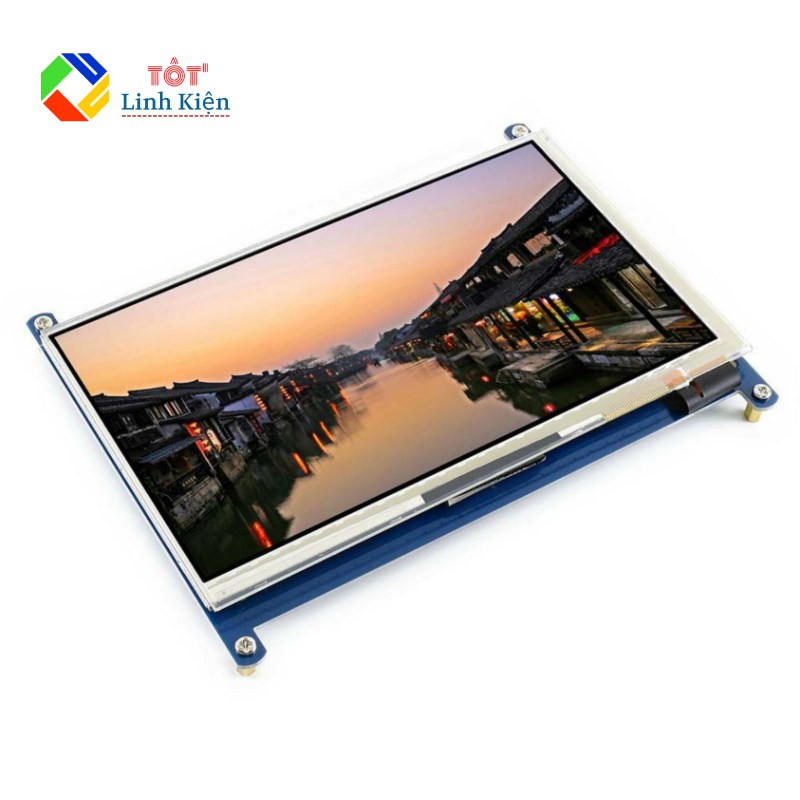 Màn Hinh LCD 7 Inch (C) HDMI 1024x600 IPS Cảm Ứng Điện Dung - Screen Touch Win,RaspPi