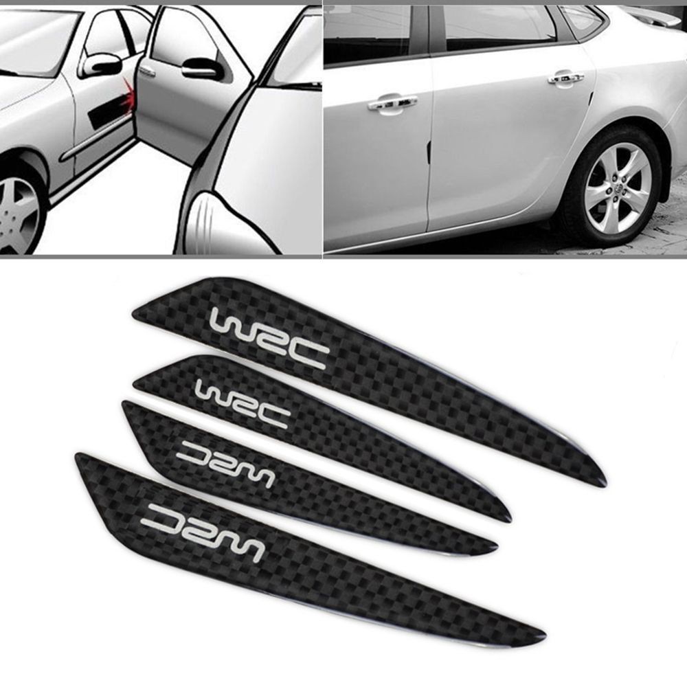 Miếng Dán Viền Cửa Xe Hơi Chất Liệu Sợi Carbon