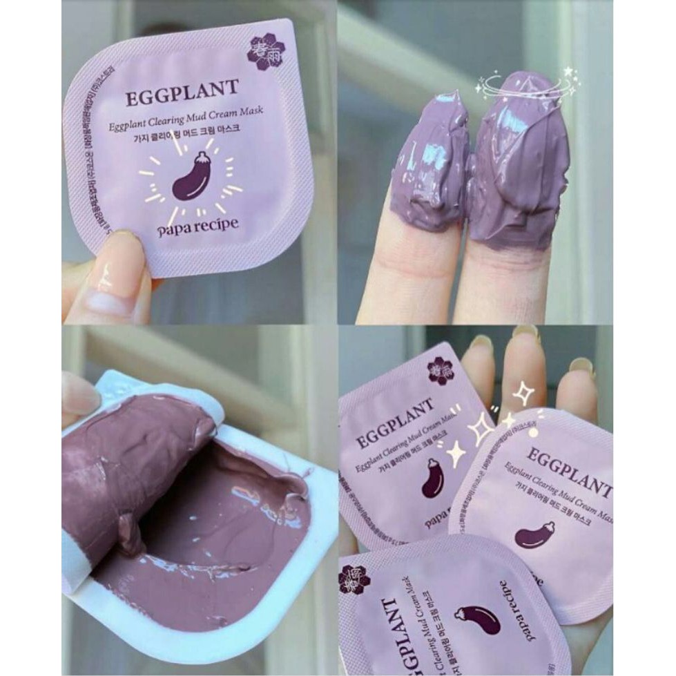 [FreeShip] Mặt nạ bùn khoáng cà tím Mud Mask EGGPLANT Auth chính hãng GETU