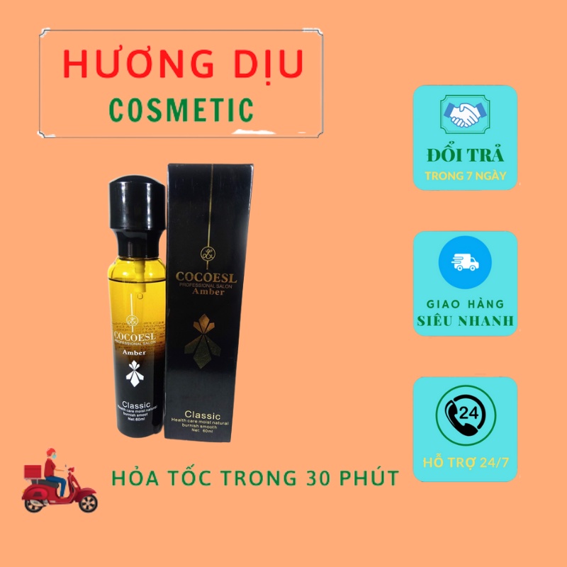 Tinh dầu dưỡng tóc Cocoesl Amber 60ml