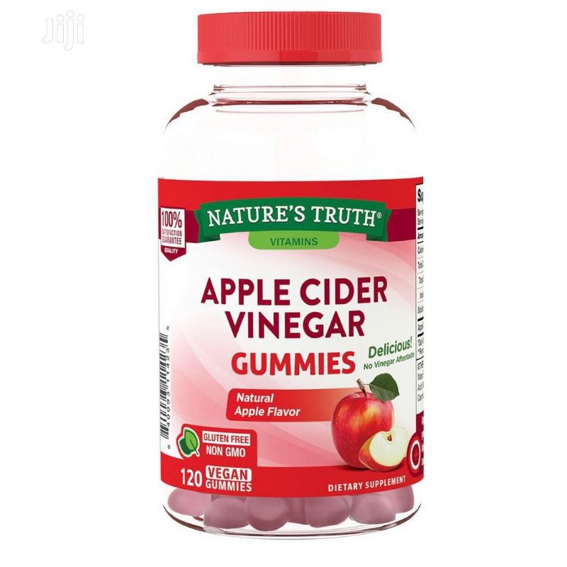 Kẹo dẻo giấm táo Apple Cinder Vinegar - Giúp giảm cân, đẹp da, detox 120 viên