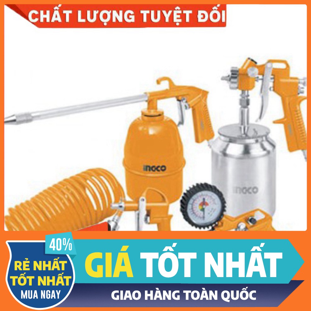 Bộ 5 công cụ dùng khí nén INGCO AKT0051-3 [bảo hành chính hãng]