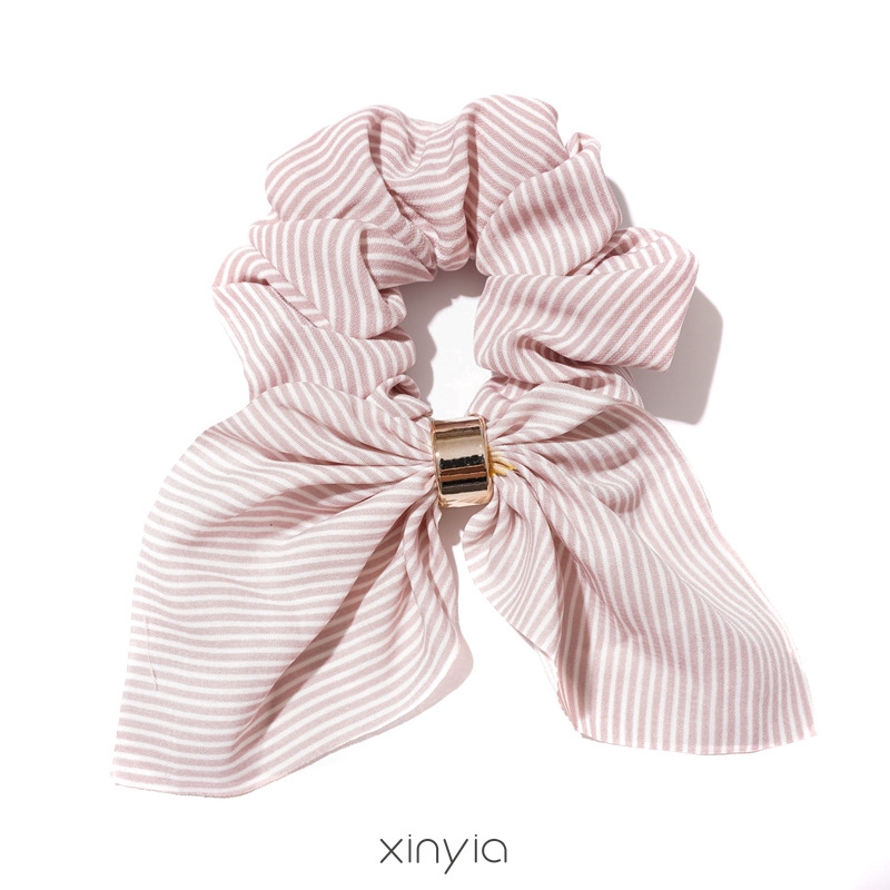 Dây Cột Tóc Đính Nơ Và Ngọc Trai Thanh Lịch