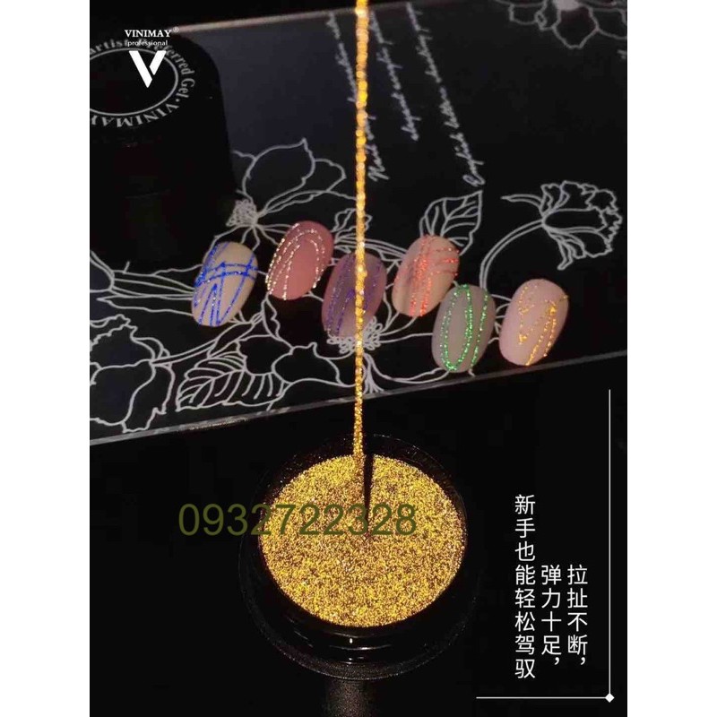 gel nhện flash Vinimay siêu sáng 6 màu